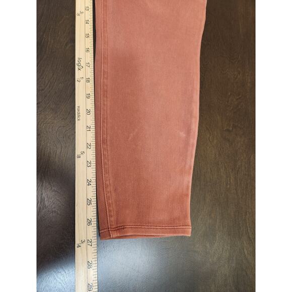 Spanx By Sara Blakely Womens Rustic Pink Red Stretch High Rise Ankle Jeggings 2X - Picture 7 of 7